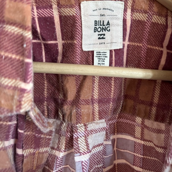 Billabong pink flannel - Picture 3 of 5